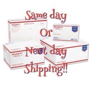 Same or next day shipping Monday-Friday!!